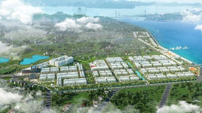 Phối cảnh dự án khu đô thị tại phường Hà Khánh của Công ty Cổ phần Tập đoàn FLC.
