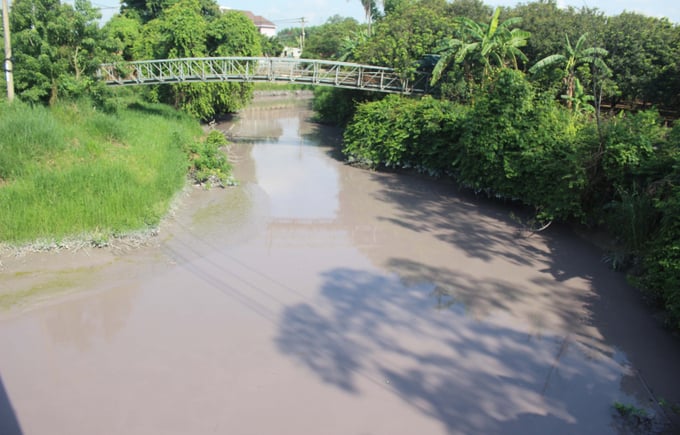 Công ty TNHH Tài nguyên xanh Toàn Cầu đã tự ý xây lắp, lắp đặt thiết bị đường ống xả nước thải chưa qua xử lý ra môi trường sông Buông.