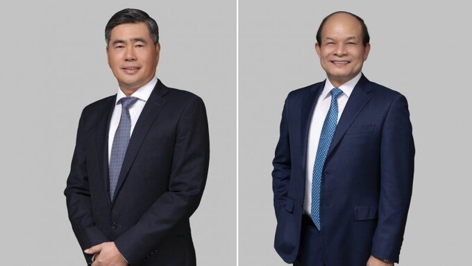 Ông Nguyễn Hoa Cương (trái) và ông Nguyễn Trọng Tiếu (phải) vừa có đơn từ nhiệm vị trí thành viên HĐQT nhiệm kỳ 2021 - 2026 tại Tập đoàn GELEX.