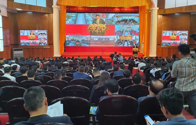 Toàn cảnh hội nghị công bố Quy hoạch tỉnh Thanh Hóa thời kỳ 2021 - 2030, tầm nhìn đến năm 2045.