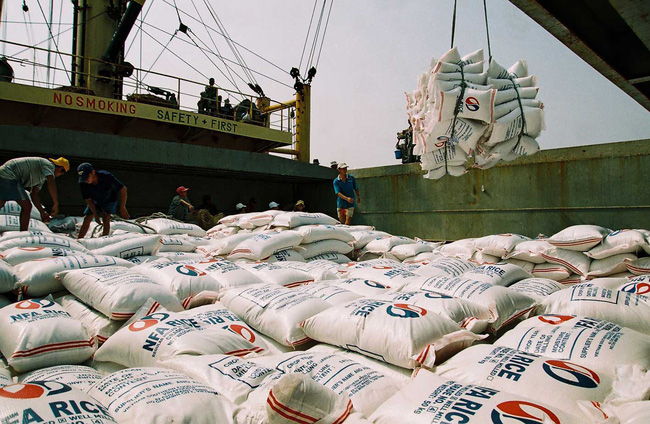 Giá trị xuất khẩu gạo tăng hơn 30% trong 3 tháng đầu năm 2023.