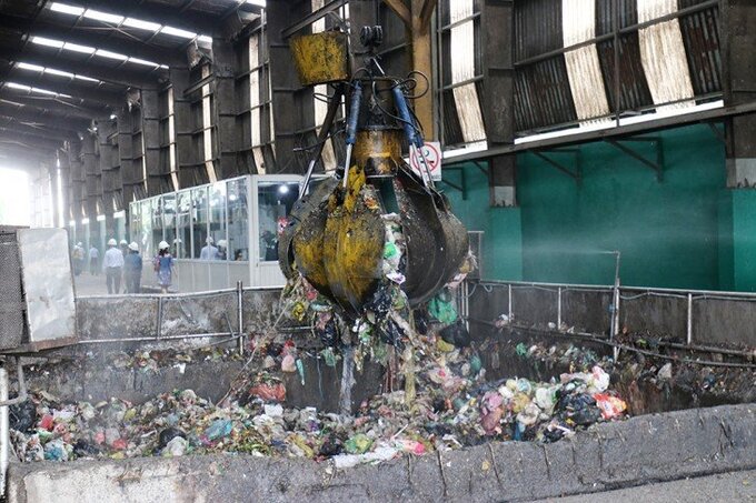 Nhà máy sản xuất phân bón từ rác thải