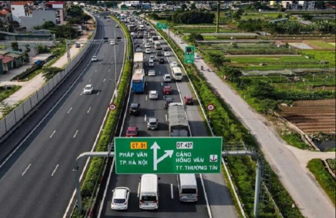 Dự án xây dựng đường nối cao tốc Pháp Vân – Cầu Giẽ với Vành đai 3 có tổng mức đầu tư hơn 3.200 tỷ đồng. Ảnh: Vietnamfinance