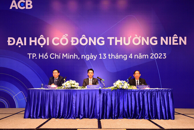 Ngân hàng TMCP Á Châu (ACB) tổ chức đại hội cổ đông thường niên 2023. Ảnh: ACB