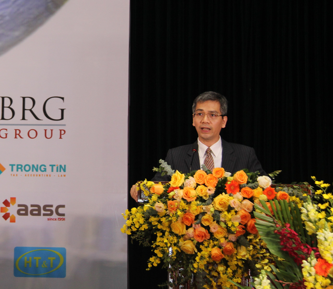 Thứ trưởng Bộ Tài chính Võ Thành Hưng ghi nhận những đóng góp của Hội Tư vấn Thuế Việt Nam trong 15 năm qua.
