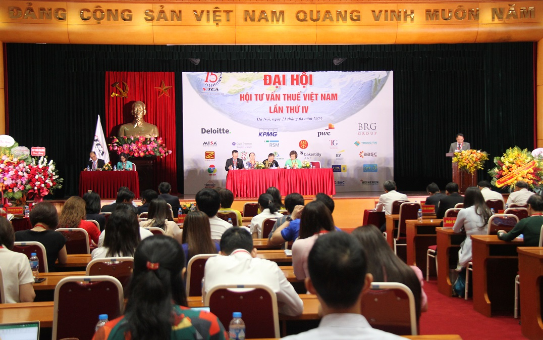 Ngày 21/4, tại Hà Nội, Hội Tư vấn Thuế Việt Nam (VTCA) tổ chức Đại hội nhiệm kỳ IV (giai đoạn 2023- 2028) và kỷ niệm 15 năm ngày thành lập Hội.