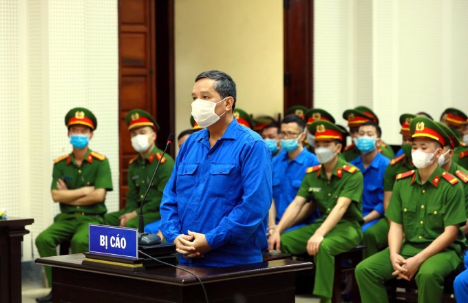 Cựu Chủ tịch UBND thành phố Hạ Long (kiêm Trưởng Ban quản lý Vịnh Hạ Long) Phạm Hồng Hà tại phiên tuyên án.