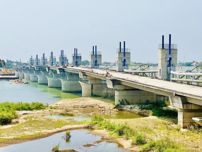 Dự án đập dâng sông Trà Khúc có tổng mức đầu tư 1.500 tỷ đồng.
