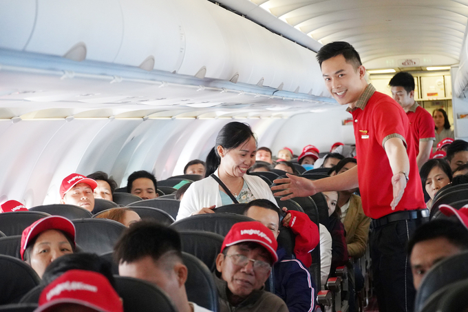 Vietjet thường xuyên nâng cao chất lượng sản phẩm, dịch vụ trên các chuyến bay (ảnh: N.Q)