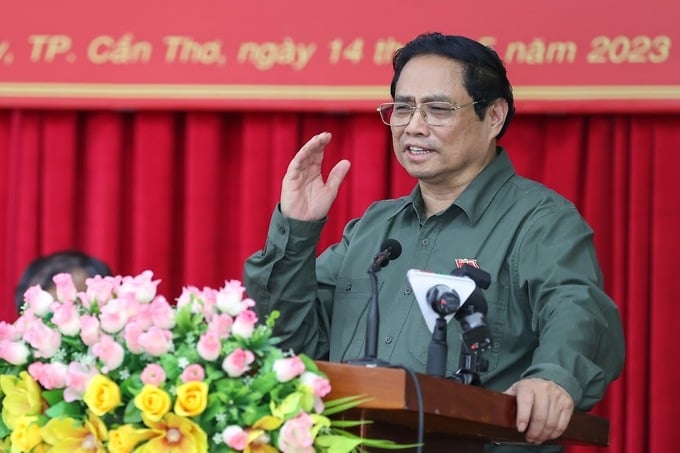 Thủ tướng Phạm Minh Chính cho biết nhiệm kỳ này đã huy động hơn 400.000 tỷ đồng phát triển hạ tầng giao thông cho khu vực ĐBSCL.