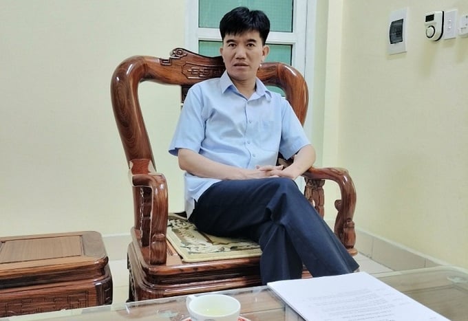 Ông Phạm Đức Biển - Chủ tịch UBND phường Khúc Xuyên.