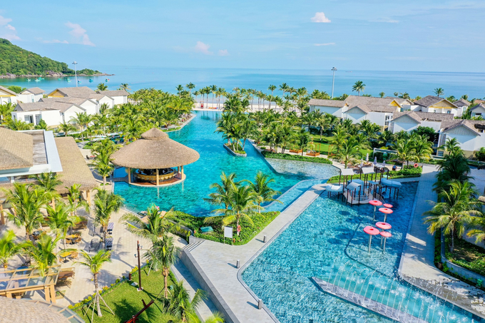 Những kỳ nghỉ trọn gói “all in one” đang là xu hướng được nhiều du khách lựa chọn. Trong ảnh: Khu nghỉ dưỡng New World Phu Quoc Resort.