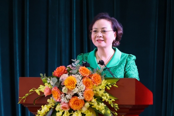 Bộ trưởng Bộ Nội vụ Phạm Thị Thanh Trà.