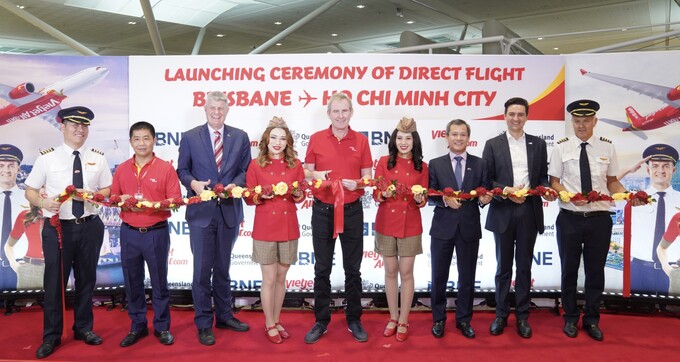 Đường bay đầu tiên kết nối Việt Nam với bang Queensland chính thức khai trương hôm nay 16/6