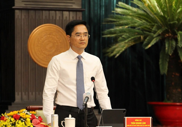 Ông Trần Quang Lâm, Giám đốc Sở Giao thông Vận tải Tp.HCM. Ảnh: VTV