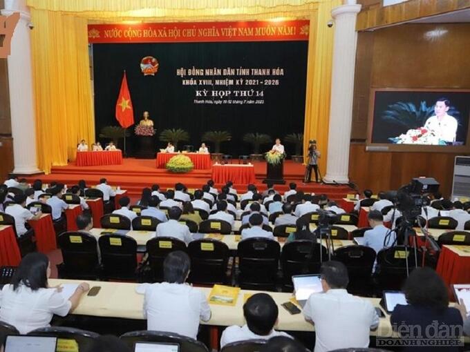 Toàn cảnh kỳ họp thứ 14, HĐND tỉnh Thanh Hóa khóa XVIII.