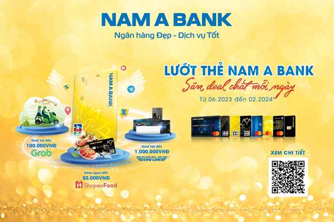 Nam A Bank triển khai hàng loạt ưu đãi thẻ tín dụng hấp dẫn dành cho khách hàng