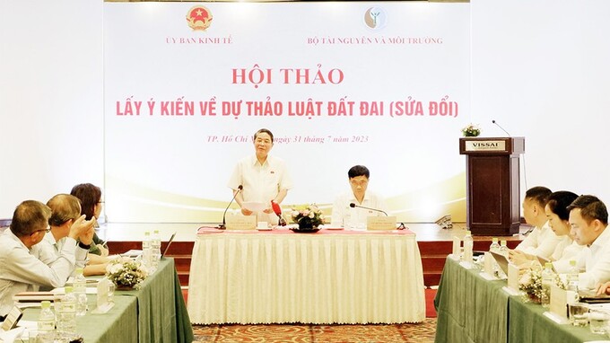 Phó chủ tịch Quốc hội Nguyễn Đức Hải yêu cầu bảo đảm hài hoà lợi ích của nhà nước, người sử dụng đất và nhà đầu tư trong Luật Đất đai