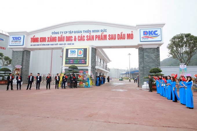 Tổng kho xăng dầu DKC tại xã Nghi Thiết, huyện Nghi Lộc (Nghệ An).