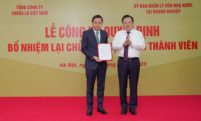 Ông Hồ Lê Nghĩa tiếp tục được bổ nhiệm làm Chủ tịch HĐTV Vinataba.
