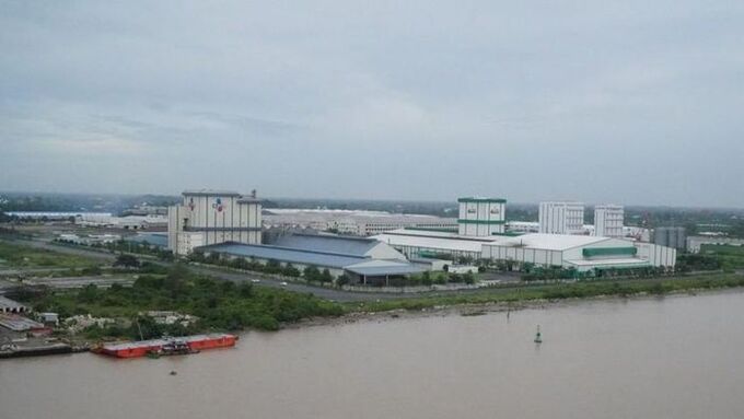 Một góc Khu công nghiệp Bình Minh, tỉnh Vĩnh Long.