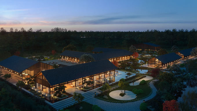 Tổ hợp trị liệu onsen clubhouse rộng 5.500m2