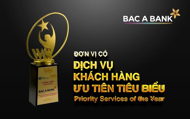 BAC A BANK được vinh danh Ngân hàng có Dịch vụ Khách hàng ưu tiên tiêu biểu của năm 2023 trong khuôn khổ Diễn đàn Cấp cao Cố vấn tài chính Việt Nam (VWAS 2023).