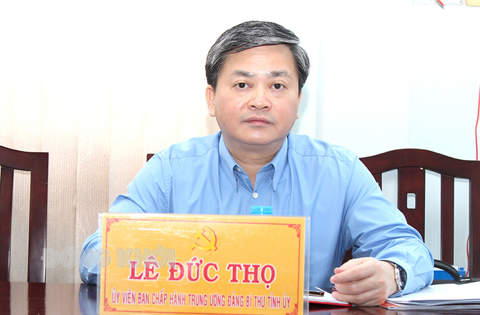 Bí thư Tỉnh ủy Bến Tre Lê Đức Thọ.