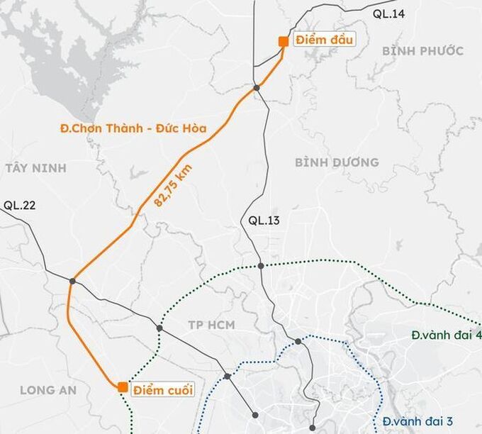 Thủ tướng yêu cầu khởi công xây dựng cao tốc Chơn Thành - Đức Hòa trong quý 4/2023