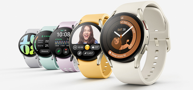 Galaxy Watch6 series được trang bị màn hình lớn 1,47 inch, mặt kính saphire hạn chế trầy xước. Ảnh: samsung.com