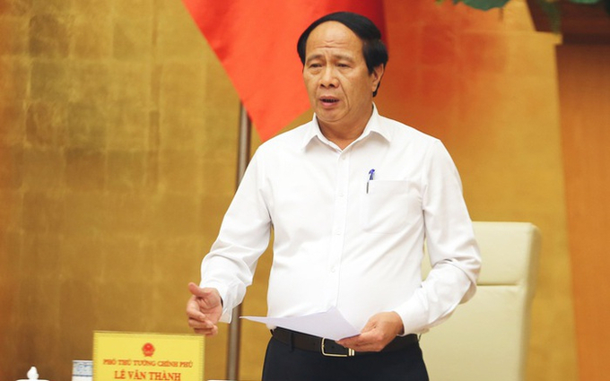 Phó thủ tướng Lê Văn Thành. Ảnh: Chinhphu.vn.