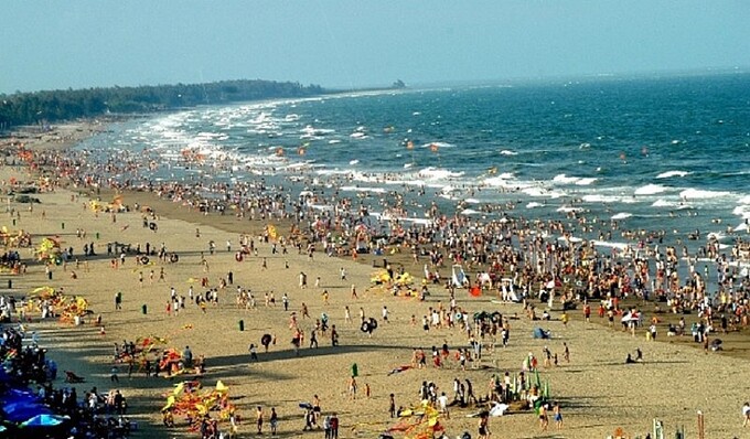 Biển Sầm Sơn, tỉnh Thanh Hóa thu hút 184.300 lượt khách trong dịp lễ Quốc khánh 2/9.