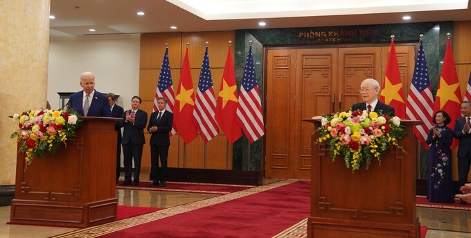 Việt – Mỹ tuyên bố nâng cấp quan hệ lên Đối tác chiến lược Toàn diện.