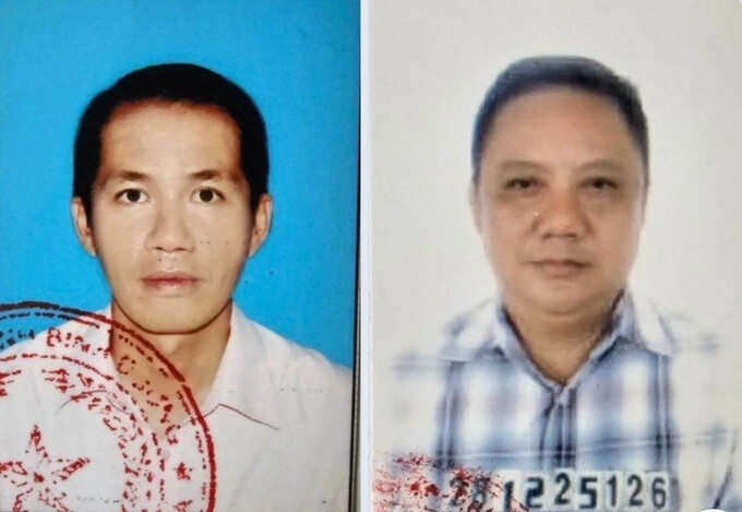 Hai bị can trong vụ án lừa đảo chiếm đoạt tài sản dự án Airport New Center tọa lạc tại xã Phước Thái, huyện Long Thành, tỉnh Đồng Nai.