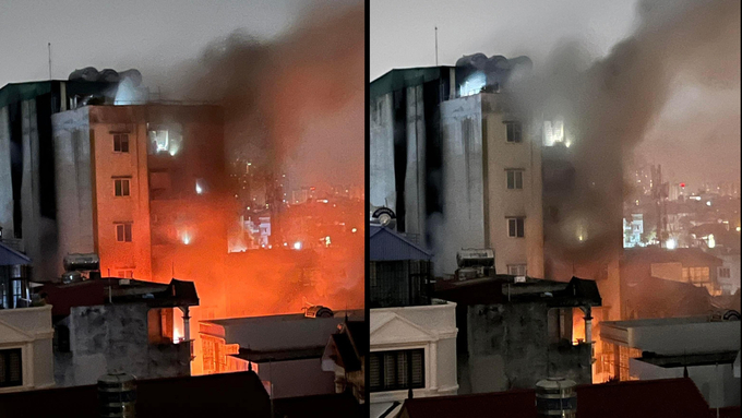 Cháy chung cư mini có 150 người ở tại Hà Nội.