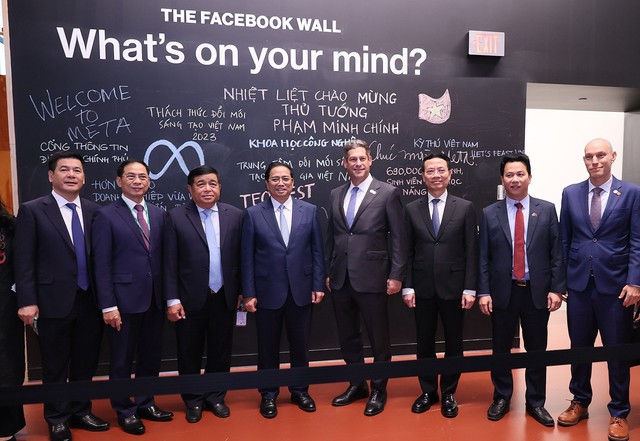 Thủ tướng Phạm Minh Chính đã tới thăm, làm việc với tập đoàn công nghệ Meta.