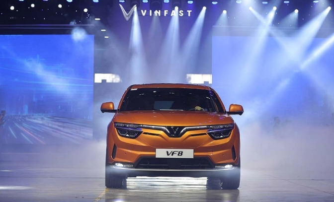 VinFast sẽ xuất khẩu khoảng 3.000 xe ô tô VF8 tại thị trường châu Âu.