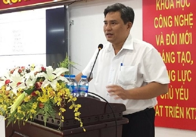 Ông Ngô Võ Kế Thành, Giám đốc Trung tâm nghiên cứu triển khai khu công nghệ cao Tp.HCM lúc còn đương chức. Ảnh: Báo Bảo vệ Pháp luật