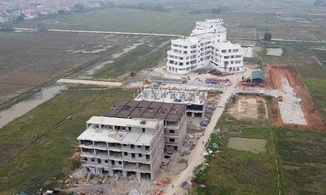 Dự án Bệnh viện Đa khoa, Viện nghỉ dưỡng và Khu nhà ở đô thị của Công ty TNHH MTV Tiến Mạnh Lai Châu dính lùm xùm xây dựng không phép.