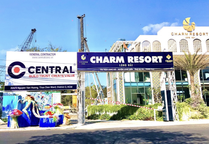 Chủ đầu tư dự án Charm Resort Long Hải bị phạt 230 triệu vì sai phạm xây dựng.