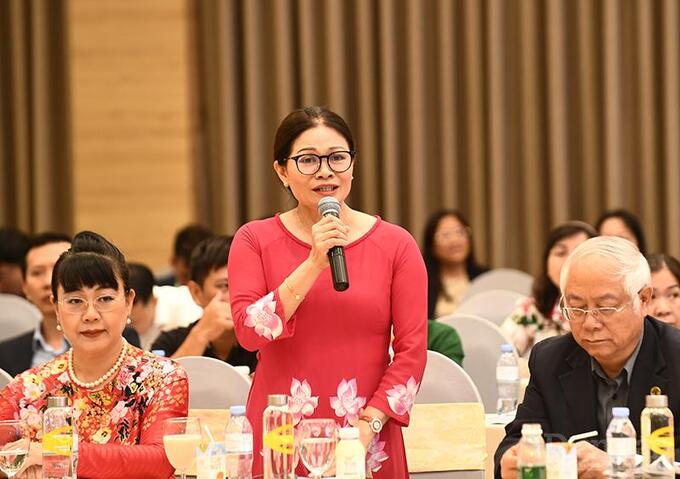 Bà Nguyễn Thị Thanh Hà, Chủ tịch Hiệp hội doanh nghiệp tỉnh Hưng Yên.