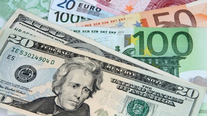 Dollar and euro
