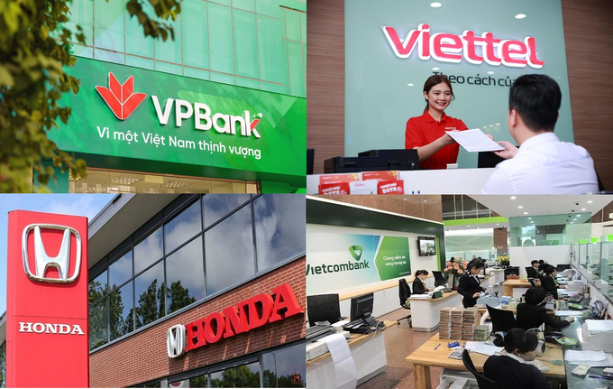 VPbank, Viettel, Honda, Vietcombank trong top 4 doanh nghiệp nộp thuế TNDN lớn nhất năm 2022.