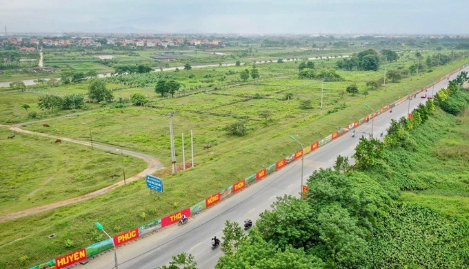30 thửa đất ở với tổng diện tích gần 4.256m2 thuộc xã Võng Xuyên, huyện Phúc Thọ, TP Hà Nội chuẩn bị được đưa ra đấu giá. (Ảnh minh họa)