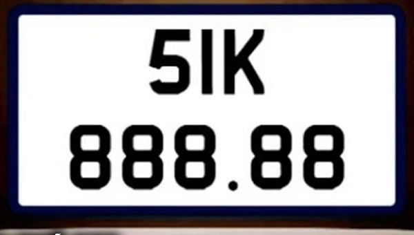 Người trúng đấu giá biển số xe 51K-888.88 đã hoàn thành nghĩa vụ tài chính số tiền hơn 15,2 tỷ đồng.