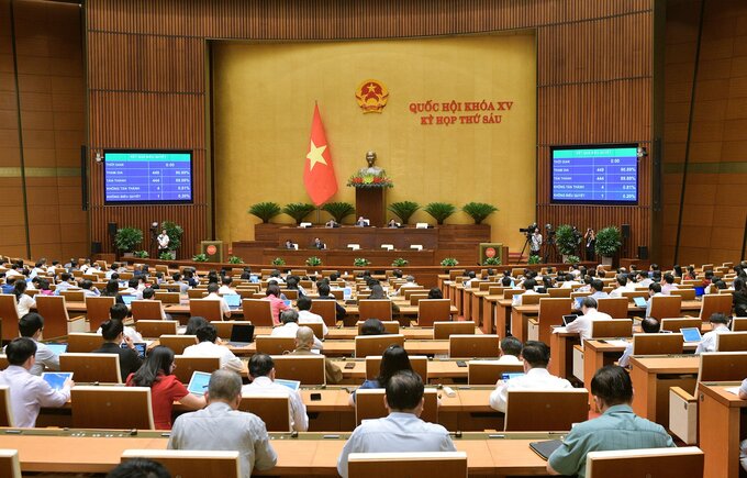 Quốc hội biểu quyết thông qua dự thảo Nghị quyết về phương án phân bổ ngân sách trung ương năm 2024.
