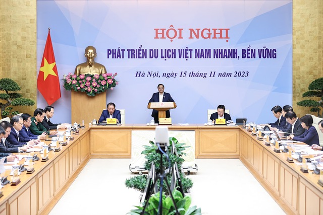 Thủ tướng Phạm Minh Chính chủ trì Hội nghị phát triển du lịch Việt Nam nhanh, bền vững.