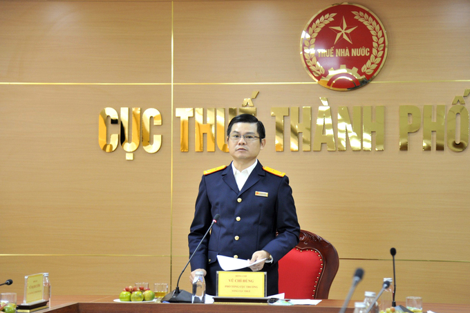 Phó tổng cục trưởng Tổng cục Thuế Vũ Chí Hùng.