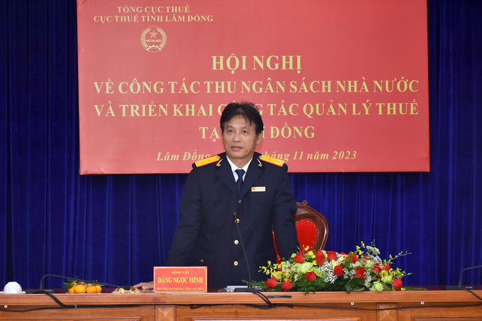Phó tổng cục trưởng Tổng cục Thuế Đặng Ngọc Minh.