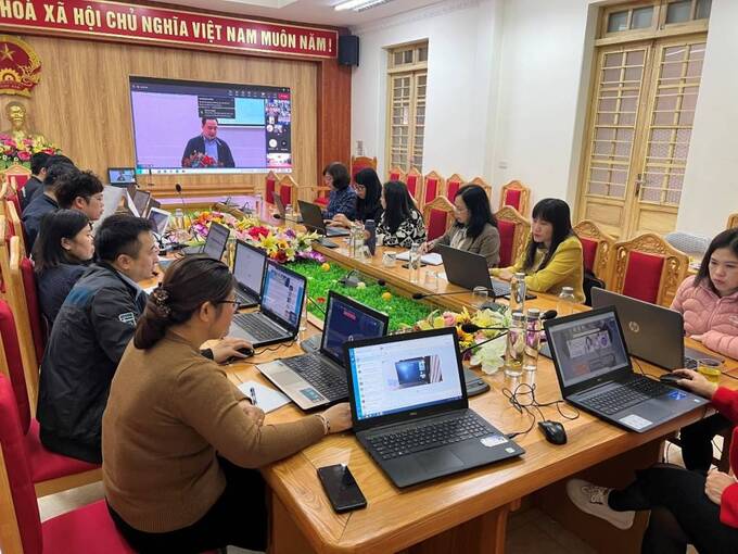 Sở Lao động – Thương binh và Xã hội tỉnh Lạng Sơn triển khai tập huấn trực tuyến triển khai phần mềm hỗ trợ giải quyết trợ cấp mai táng phí người có công từ trần cho cán bộ các huyện, thành phố.